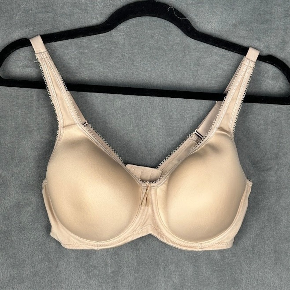 Wacoal Basic Beauty Space Underwire T-shirt Bra 34D Beige Full Coverage 853192